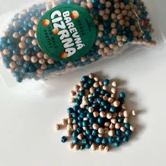 Barevná cizrna metalická - zimní mix 500g