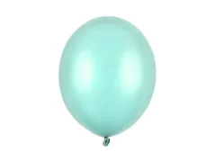 PARTYDECO Nafukovací pevné balónky 30cm, Metalické - různé barvy
