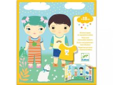 DJECO Premiestniteľné samolepky pre najmenších Oblečenie