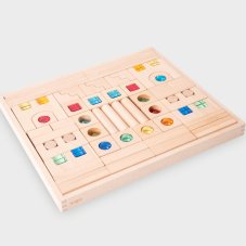 TickiT | Dřevěné stavební kostky - bal. 82 + tác