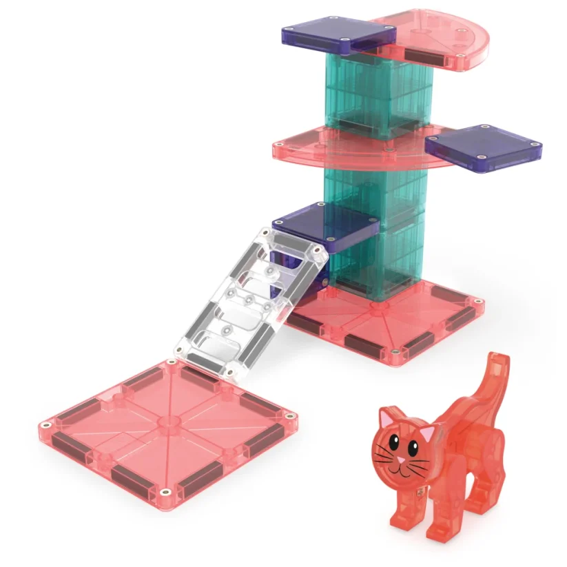 Magna Tiles - Magnetická stavebnice Cat Tree 13 dílů