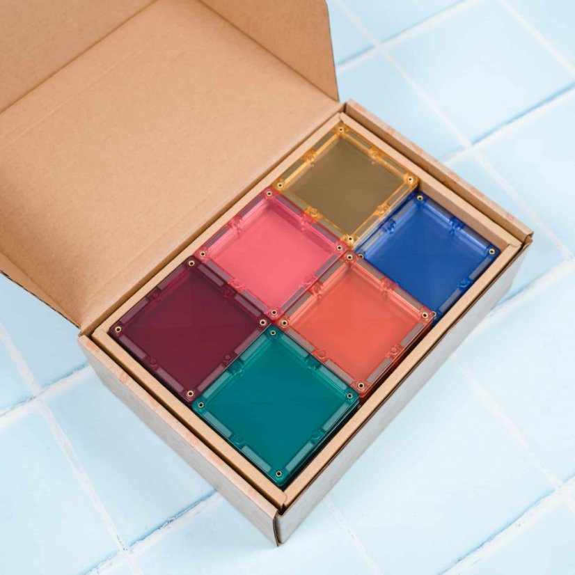 Connetix Tiles | Čtverce | 40 kusů Pastel