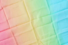 Play cloth - Pastel rainbow - 90 x 90 cm