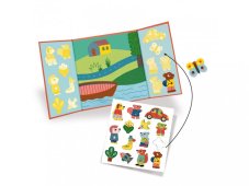 DJECO Přemístitelné samolepky pro nejmenší Zvířátka