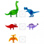 Magna Tiles | Dinosauři | 5 ks