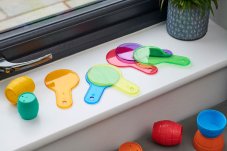 TickiT | Průsvitné barevné destičky 6 ks