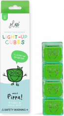 Glo Pals Senzorické kocky svietiace vo vode - zelené
