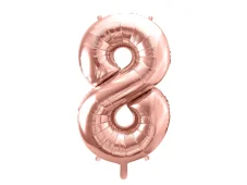 PARTYDECO | Balón narodeninové číslo | 8