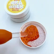 Šumivý práššššek - oranžová