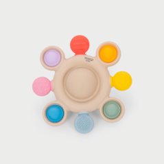TickIt Hryzátko SiliSoft Rattle (Duha)