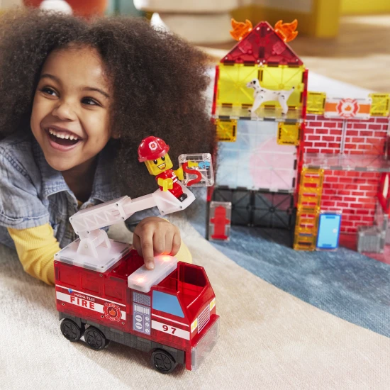 Magna Tiles - Magnetická stavebnice Fire Rescue 50 dílů