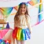 Sarah's Silks | Vílí sukně Tutu (duhová)