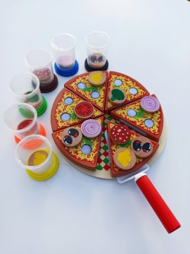 Aktivity s dřevěnou pizzou