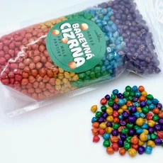 Barevná cizrna metalická | duhový mix 500g