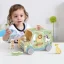 Tooky Toy | Dřevěná vkládačka | Zvířátka Safari auto 9 ks
