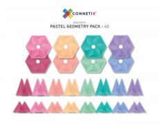 Connetix Tiles | 40 kusů | Geometry Pastel