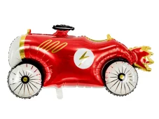 PARTYDECO | Nafukovací fóliový balón | zavodné auto, 111x63 cm