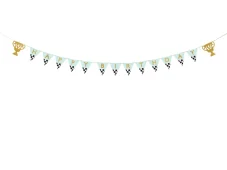 PARTYDECO | Baner Happy Birthday | Trophy Cup, 2.5 m, mix 1ks