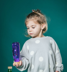 Petit Boum Float Bottle – Fialová
