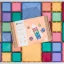Connetix Tiles | Čtverce | 40 kusů Pastel