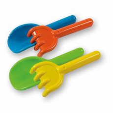 Androni | Lopatka a hrabičky na písek | 18 cm