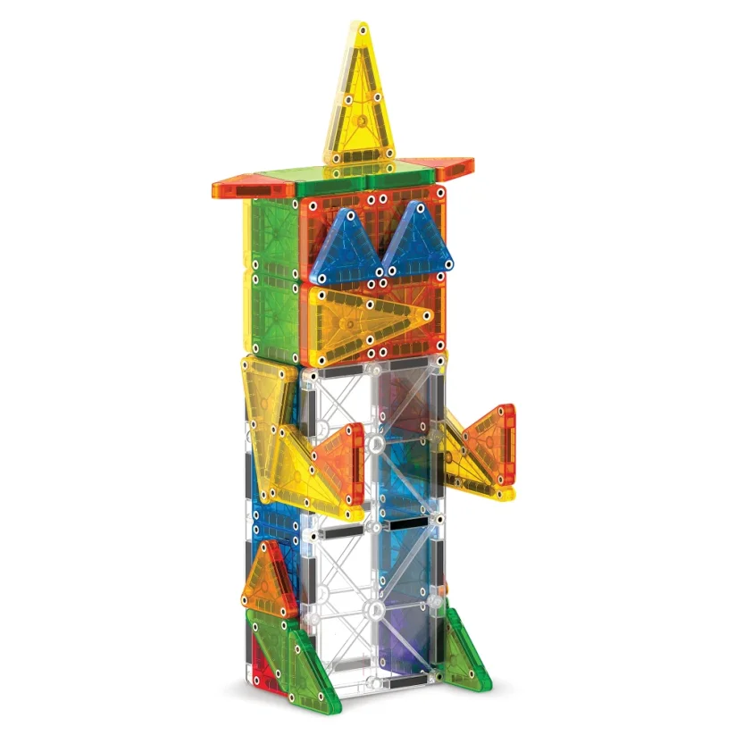 Magna Tiles - Magnetická stavebnice microMAGS Deluxe Set 70 dílů