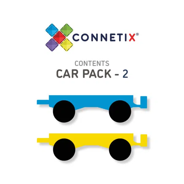Connetix Tiles | 2 kusy | základ pro auta