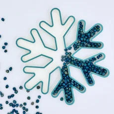 Vločka - tácka pre mokré zmyslové hranie