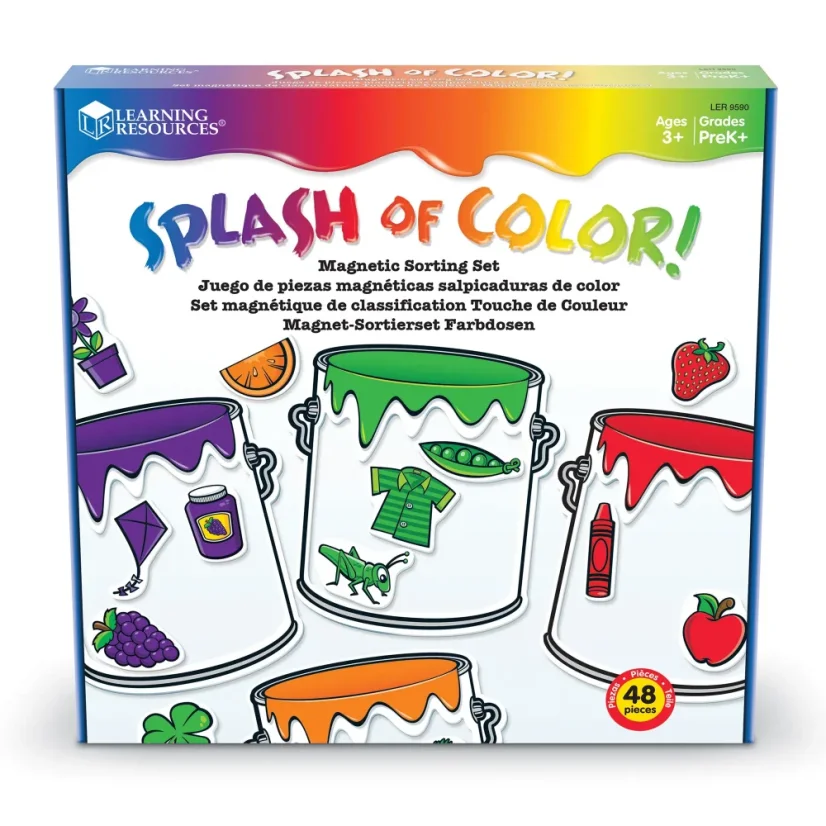 Learning Resources | Magnetická třídicí sada Splash of Colour