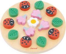 Janod Didaktik | Vzdělávací hra Prostorové uspořádání | Moje první mandala s předlohami