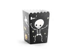 PARTYDECO Krabičky na popcorn Boo!, mix, 7x7x12.5cm