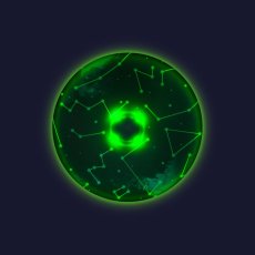 Létající talíř s LED světlem Waboba Wingman UFO - constellations