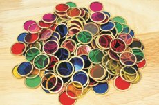 TickiT žetony s kovovým lemováním (100 ks)