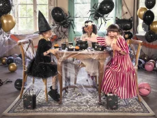 PARTYDECO Nafukovací fóliový balón Černá kočka, 48x36cm, mix