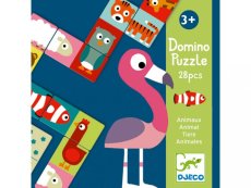 DJECO Oboustranné domino Zvířátka