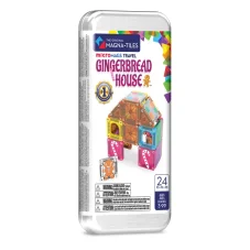 Magna Tiles | Magnetická stavebnica microMAGS | Gingerbread House Travel Set 24 dielov