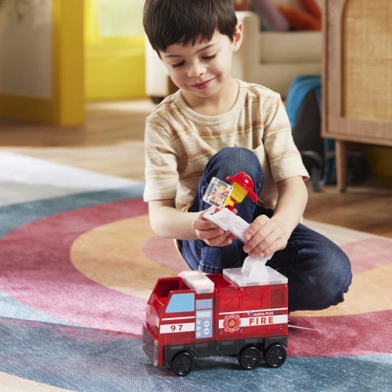 Magna Tiles | Magnetická stavebnice | Fire Rescue 50 dílů