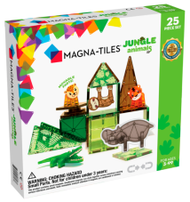 Magna Tiles - zvířátka Džungle - 25 ks