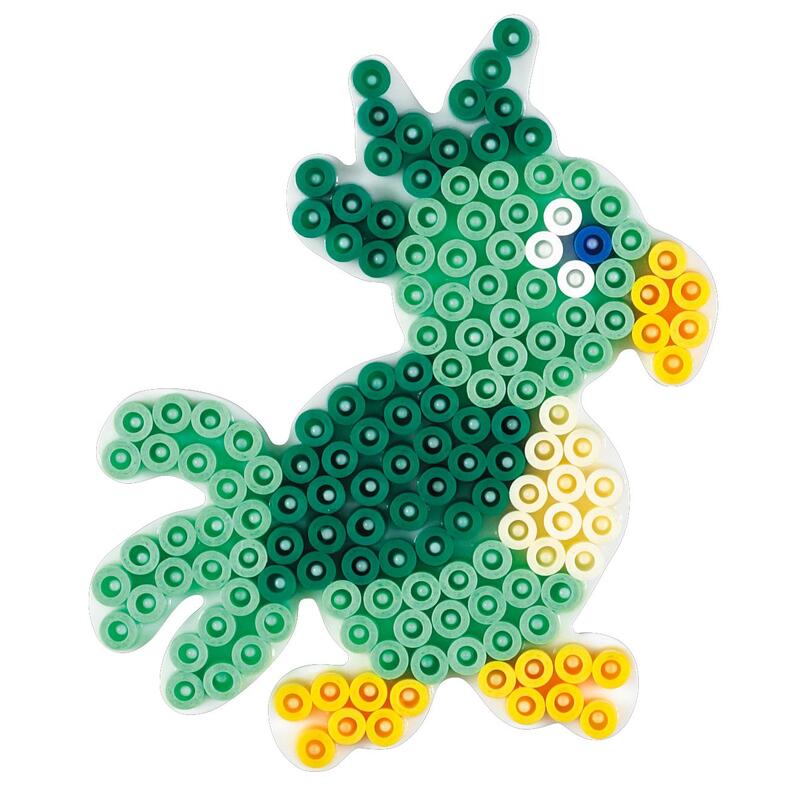 HAMA zažehlovací korálky MIDI - podložka papoušek