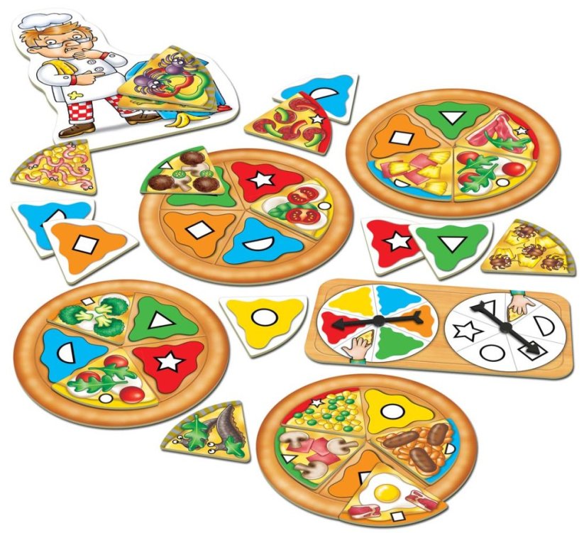 NAUČ SE BARVY A TVARY | Pizza, pizza!