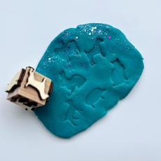 Zvířata z farmy - obtiskávací kostka