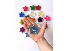 Hvězda odlitek z pryskyřice (sada 5 kusů)