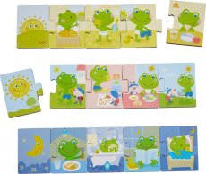 Haba Dřevěné puzzle pro učení  a přiřazování Denní aktivity 15 ks