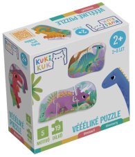 KUKI KUK | Véééliké puzzle | Dinosauři