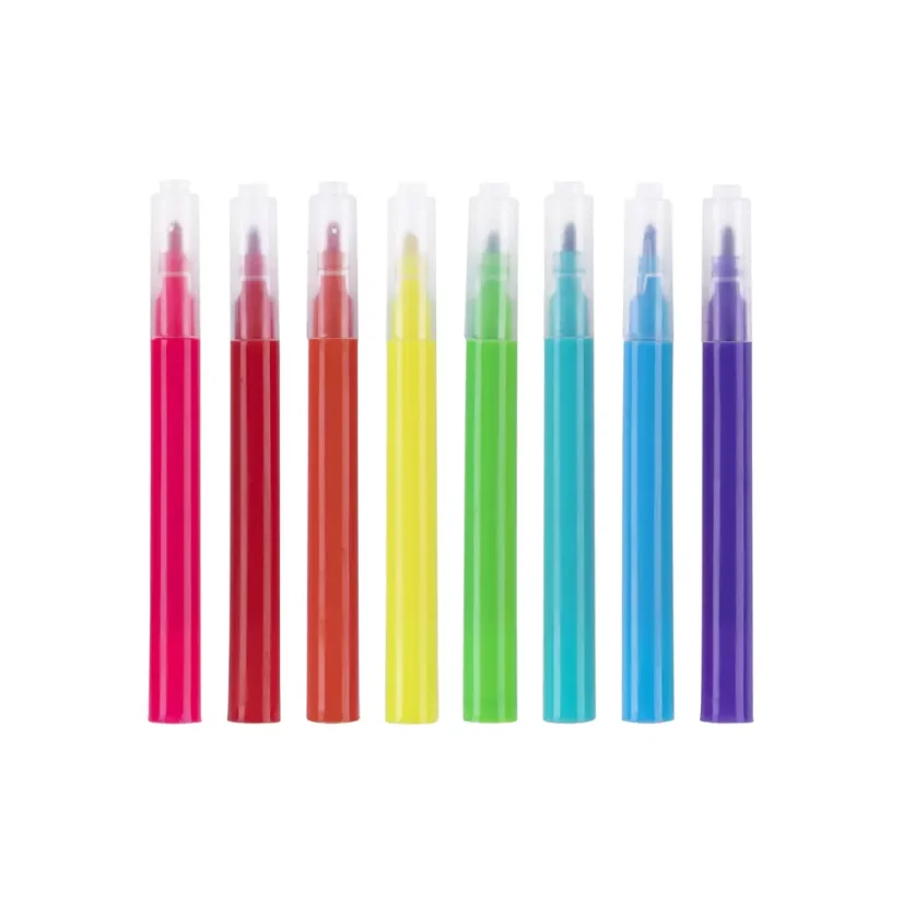 tookyland Sametové malování Zvířátka 6 obrázků 8 fixů