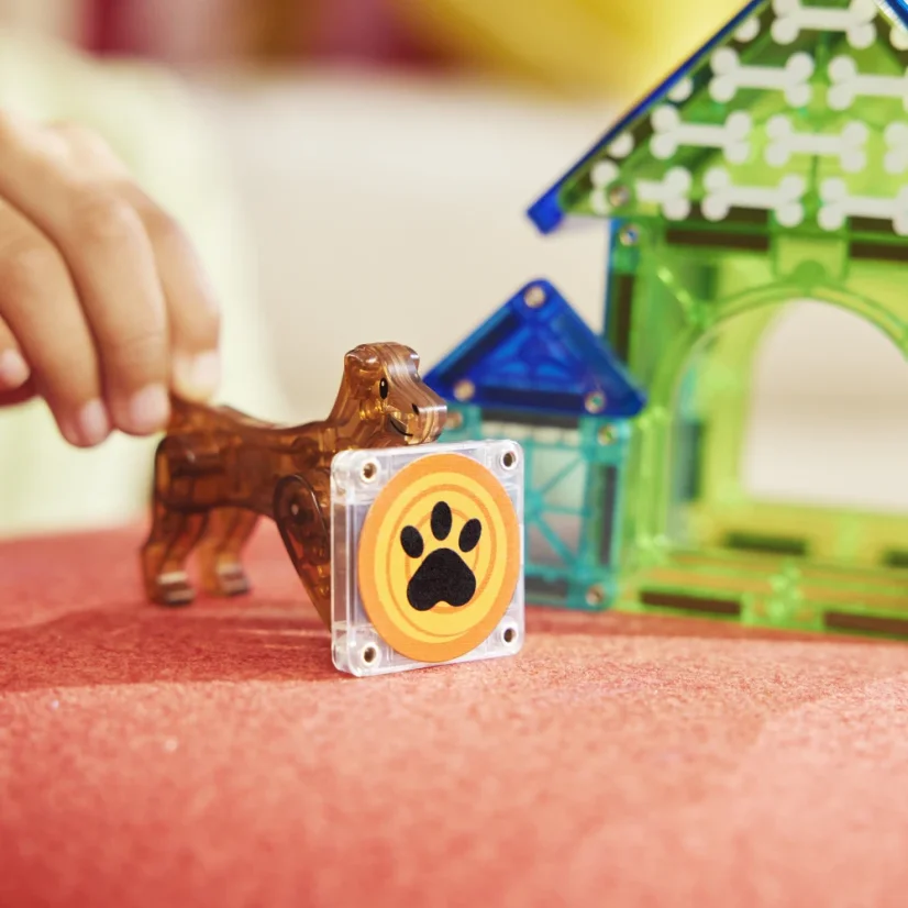 Magna Tiles | Magnetická stavebnice | Dog House 13 dílů