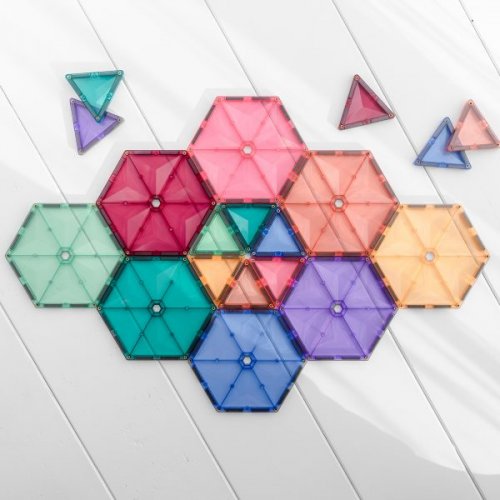 Connetix Tiles - 40 kusů Geometry Pastel