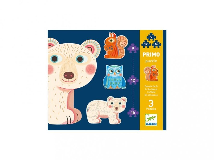 DJECO Puzzle pro nejmenší - V lese