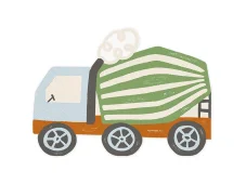 PARTYDECO Párty obrúsky Stavebné stroje, 16x13 cm, mix 20ks