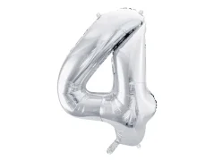 PARTYDECO balón narodeninové číslo 4